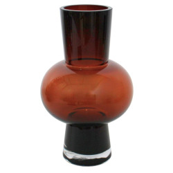 Vase en verre 1 bulle - Amber