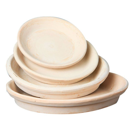 Soucoupe blanche plusieurs tailles- Sencillo - fournisseur poterie