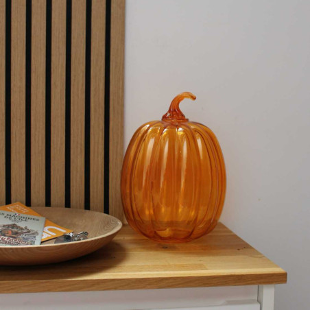 Citrouille haute en verre - Jardon