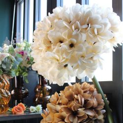 Magnolia crème géant 160cm - Sépia