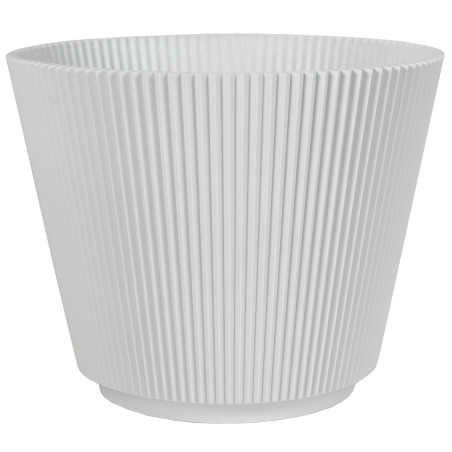 Cache-pot plastique craie - Cupcake - Grossiste jardinerie