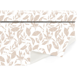Papier cadeau Folia Blanc - Clayrbrill imprimé