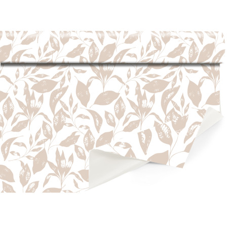 Papier cadeau Folia Blanc - Clayrbrill imprimé