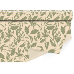 Papier cadeau Folia Vert - Rouleau Clayrbrill