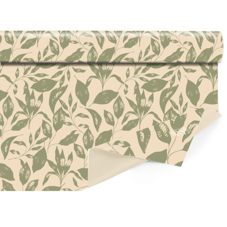 Papier cadeau Folia Vert - Rouleau Clayrbrill