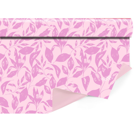 Papier cadeau Folia Rose - Rouleau Clayrbrill