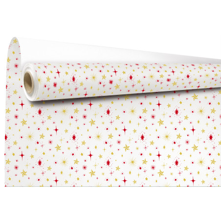 Papier cadeau Pluie d'Étoiles - Rouleau cadeau