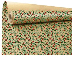 Rouleau de kraft imprimé 0.80x40M - Sorba or