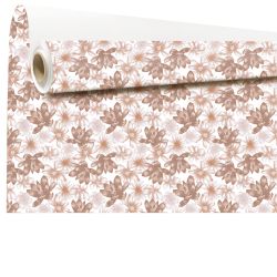 Rouleau de kraft imprimé 0.80x40M - Nari beige