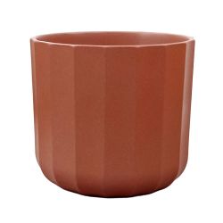 Cache-pot en céramique terracotta 3 tailles - Palladio