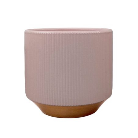 Cache-pot en céramique beige 3 tailles - Basy