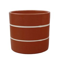 Cache-pot cylindre rooibos 3 tailles - Ticar