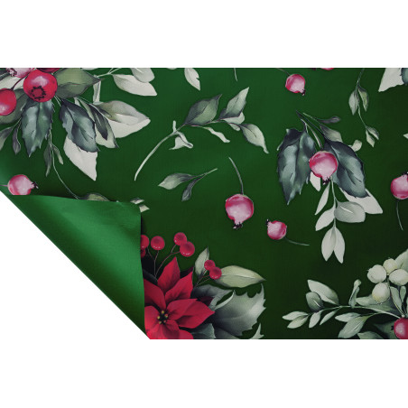 Rouleau de papier opaque 40µ - Xmas Flower - Grossiste en emballage pour les pros