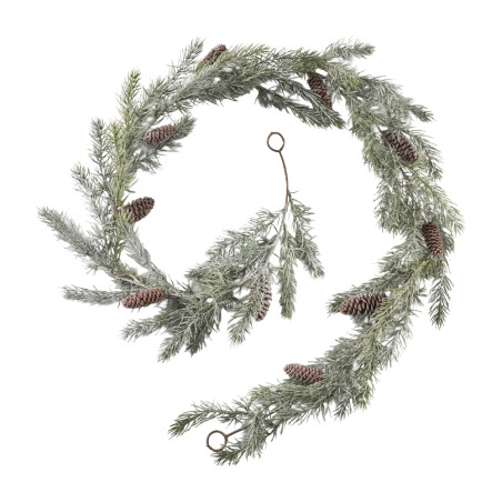 Guirlande de sapin enneigé 183cm - Boisé - Fournisseur d'artificiel pour les pros