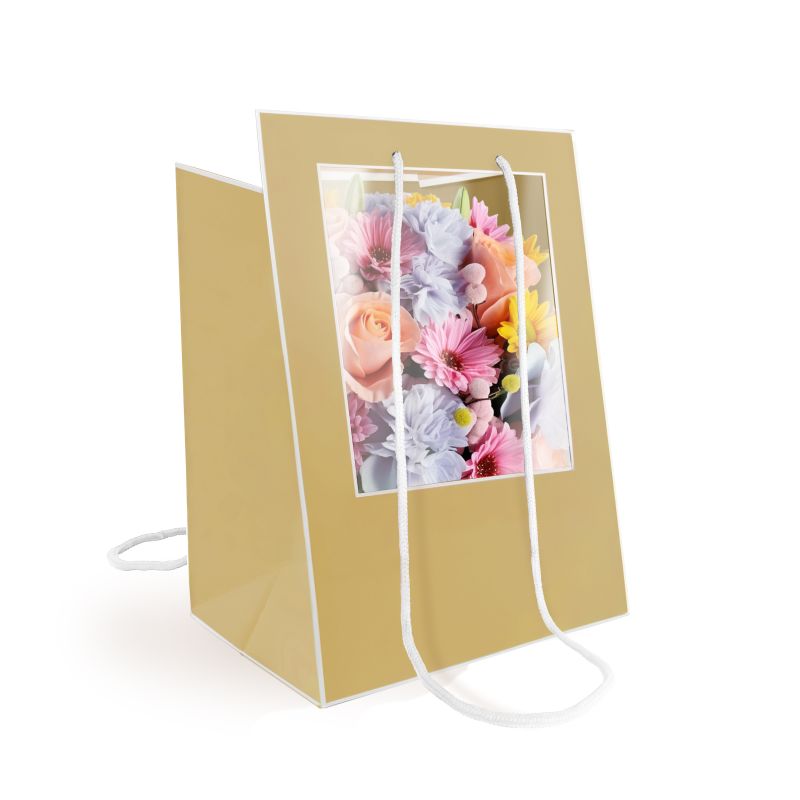 Paquet de 10 sacs 3 couleurs - Médaillon Bouquet