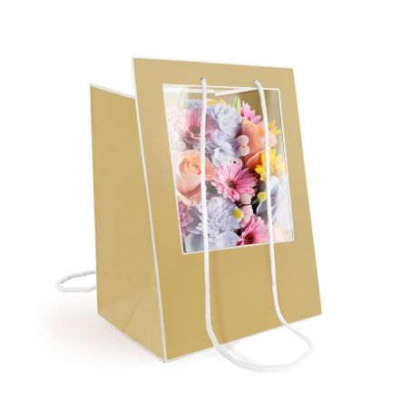 Paquet de 10 sacs 3 couleurs - Médaillon Bouquet