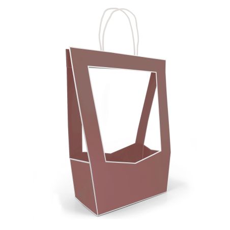 Paquet de 5 sacs médaillon 14x23x38cm plusieurs couleurs - Médila