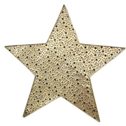 Etoile en métal 56cm - Filante - Fournisseur grosse déco de Noël