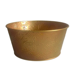 Coupe en zinc doré - Prestige - Grossiste fleuristes et jardineries
