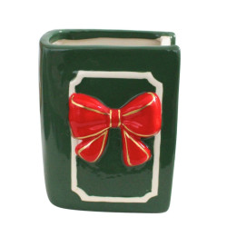 Vase livre vert - Ouvrage - Grossiste bouquet de fleurs noel