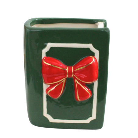 Vase livre vert - Ouvrage - Grossiste bouquet de fleurs noel