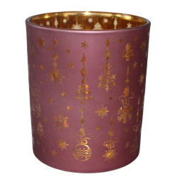 Photophore à motifs - Lueur - Fournisseur déco de table Noël