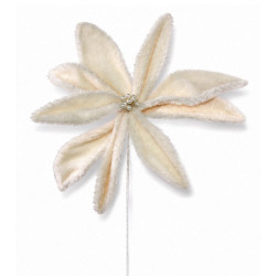 Poinsettia géant - Eclat - déco grande taille Noël