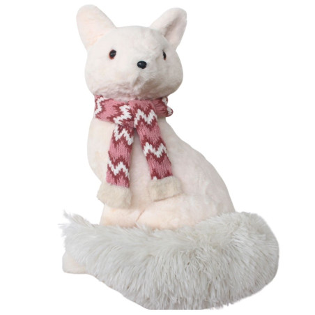 Renard décoratif - Sacha - Fournisseur déco vitrine hiver