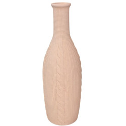 Vase bouteille aspect tricot - Maillage - Fournisseur contenants fleuristes