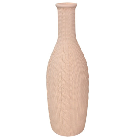 Vase bouteille aspect tricot - Maillage - Fournisseur contenants fleuristes