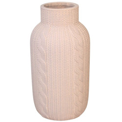 Vase cylindre aspect tricot - Maillage - Fournisseur contenants fleuristes