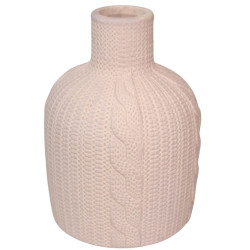 Vase bombé aspect tricot - Maillage - Fournisseur contenants fleuristes