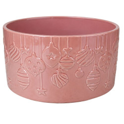 Coupe rose nacré - Dolomite - Collection noel rose