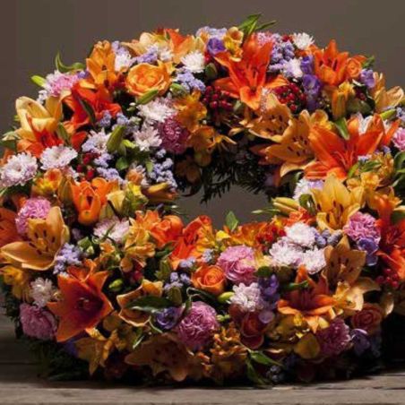 Paquet de 2 couronnes 60cm OASIS® EYCHENNE® ALL BLACK