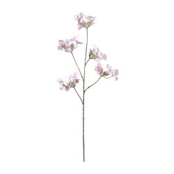 Hortensia velours 75 cm 2 couleurs
