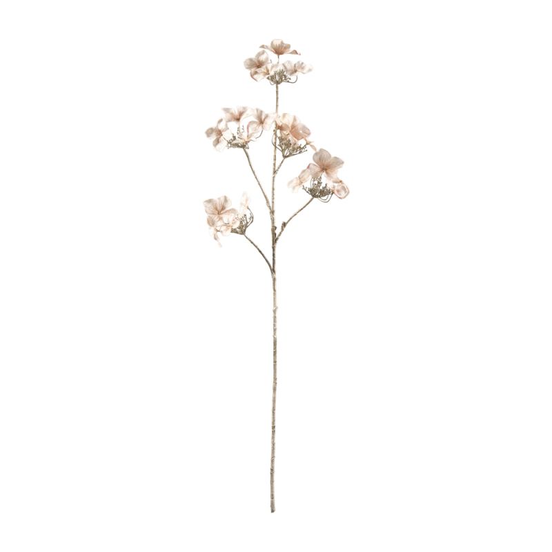 Hortensia velours 75 cm 2 couleurs