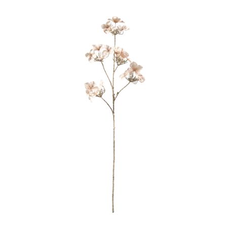 Hortensia velours 75 cm 2 couleurs