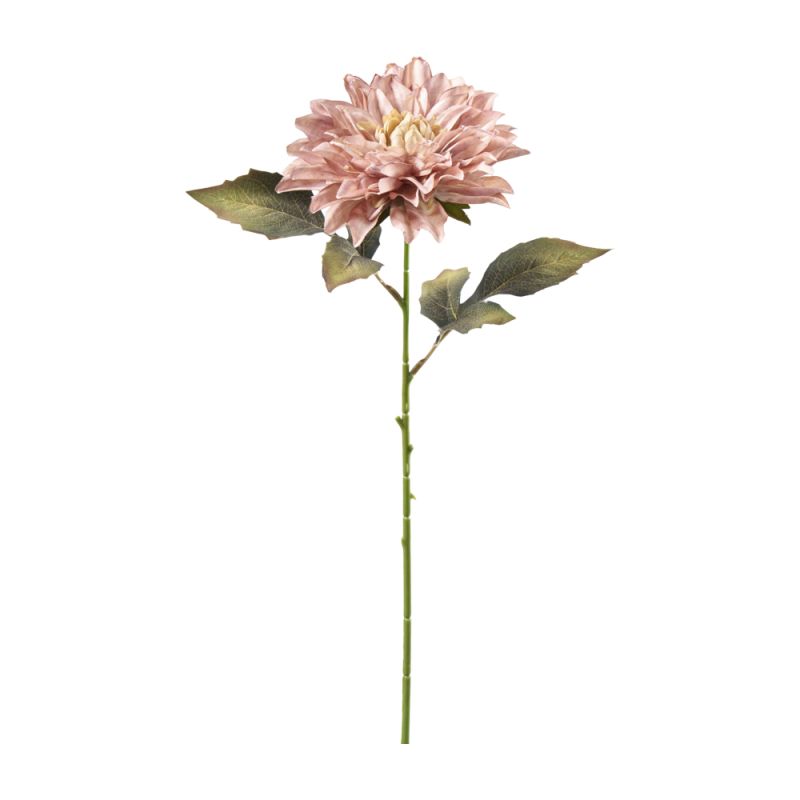 Bouquet de 6 dahlia 45cm 2 couleurs