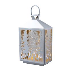 Lanterne en métal avec poignée 3 tailles - Lumina