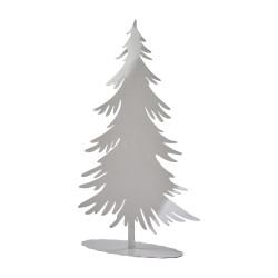 Sapin de noel en métal taupe 2 tailles - Bosco - Grossiste déco de N