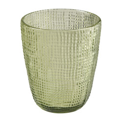 Verre vert 2 hauteurs - Whisky - Grossiste déco de Noël
