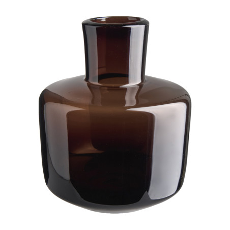 Vase bulbe brun 2 tailles - Gourmand - Grossiste déco de Noël
