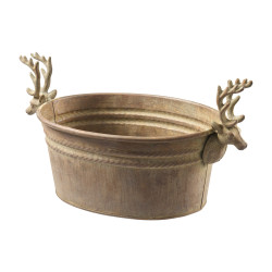 Coupe poignées tête de cerf - Glacier - Grossiste déco de Noël