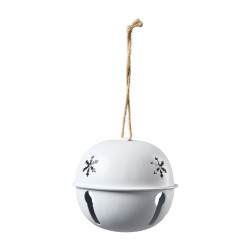Paquet de 2 boules en métal D. 12cm - Grelot - Grossiste déco de Noë