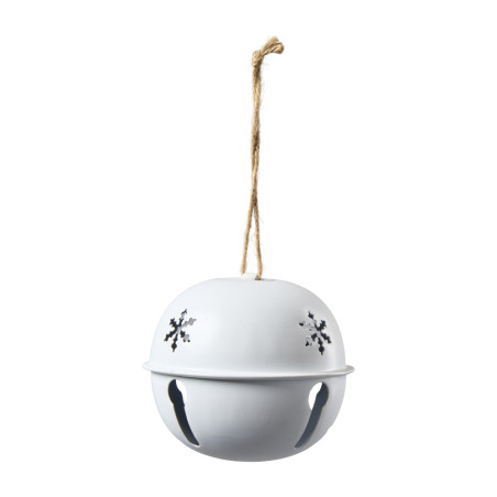 Paquet de 2 boules en métal D. 12cm - Grelot - Grossiste déco de Noë