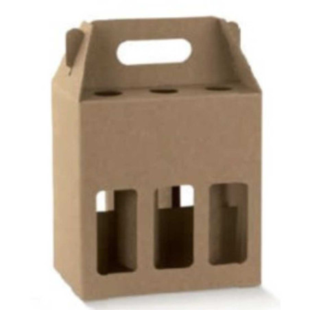Coffret en carton pour 6 bouteilles 33cl - Grossiste pour les professionnels