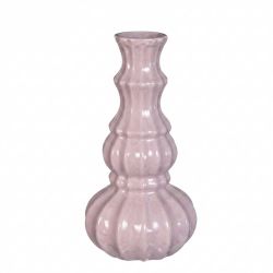Vase soliflor rose pâle 2 tailles - Delphi