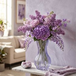 Vase en verre lavande - Miley