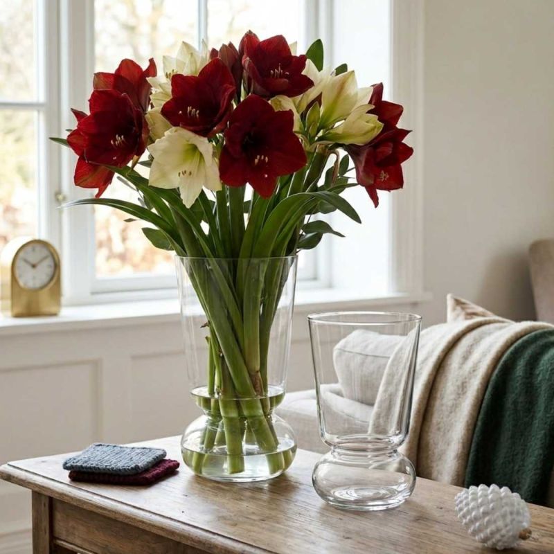 Vase en verre base arrondie 2 tailles - Boulo