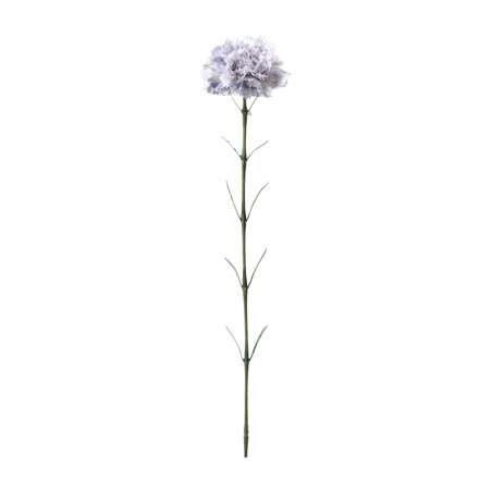 Oeillet artificiel 54cm gris bleu - Grossiste déco de Noël